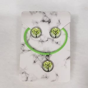 Hand Crafted Earrings and Necklace Set